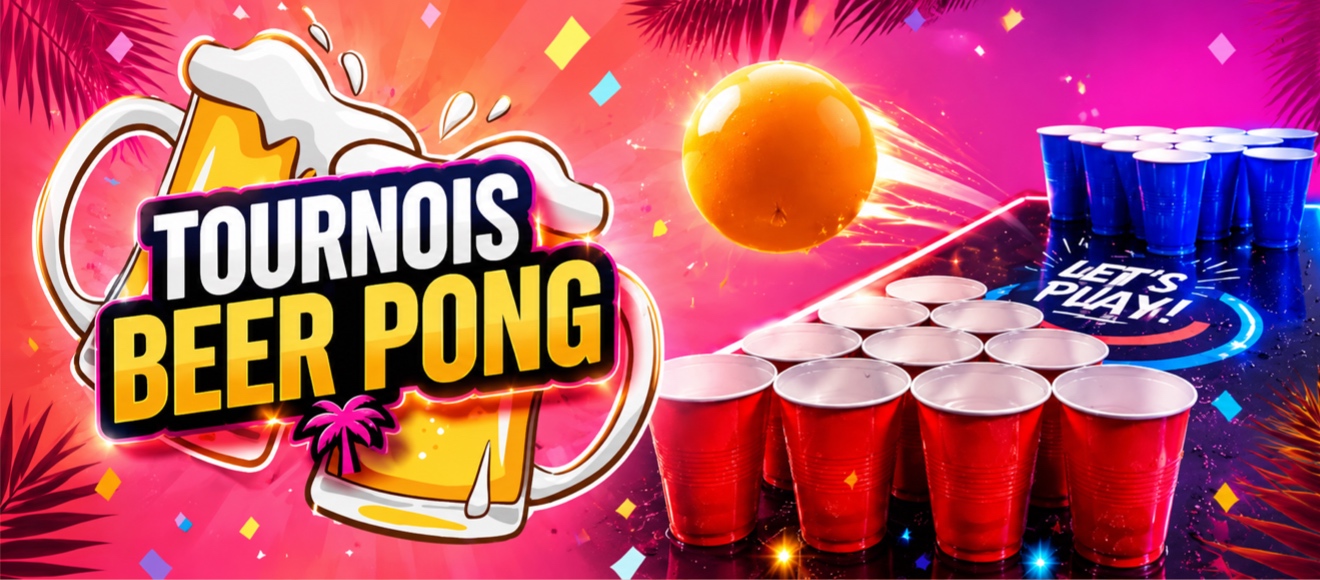 Design de tournoi de beer pong